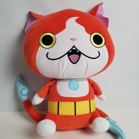Yokai Watch Jibanyan Plush 17" Orange Cat Large Stuffed Toy